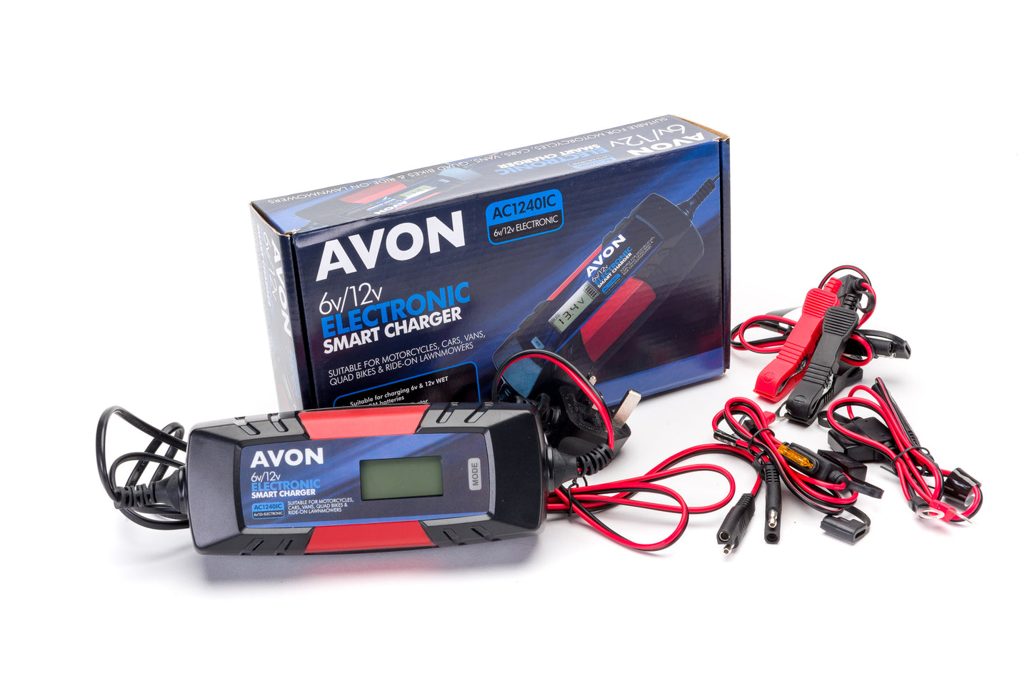 Avon 6v/12v 5A Electronic Smart Battery Charger